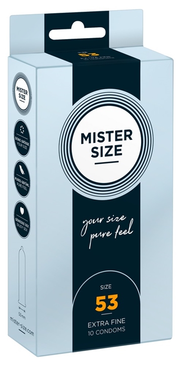 Mister Size kondom størrelse 53 10stk